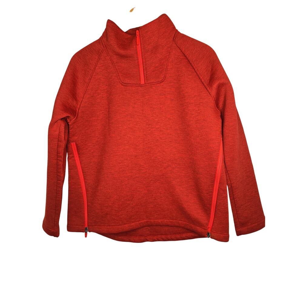 NWOT Womens The North Face Red Pullover 1/4 Zip XL pristine Condition